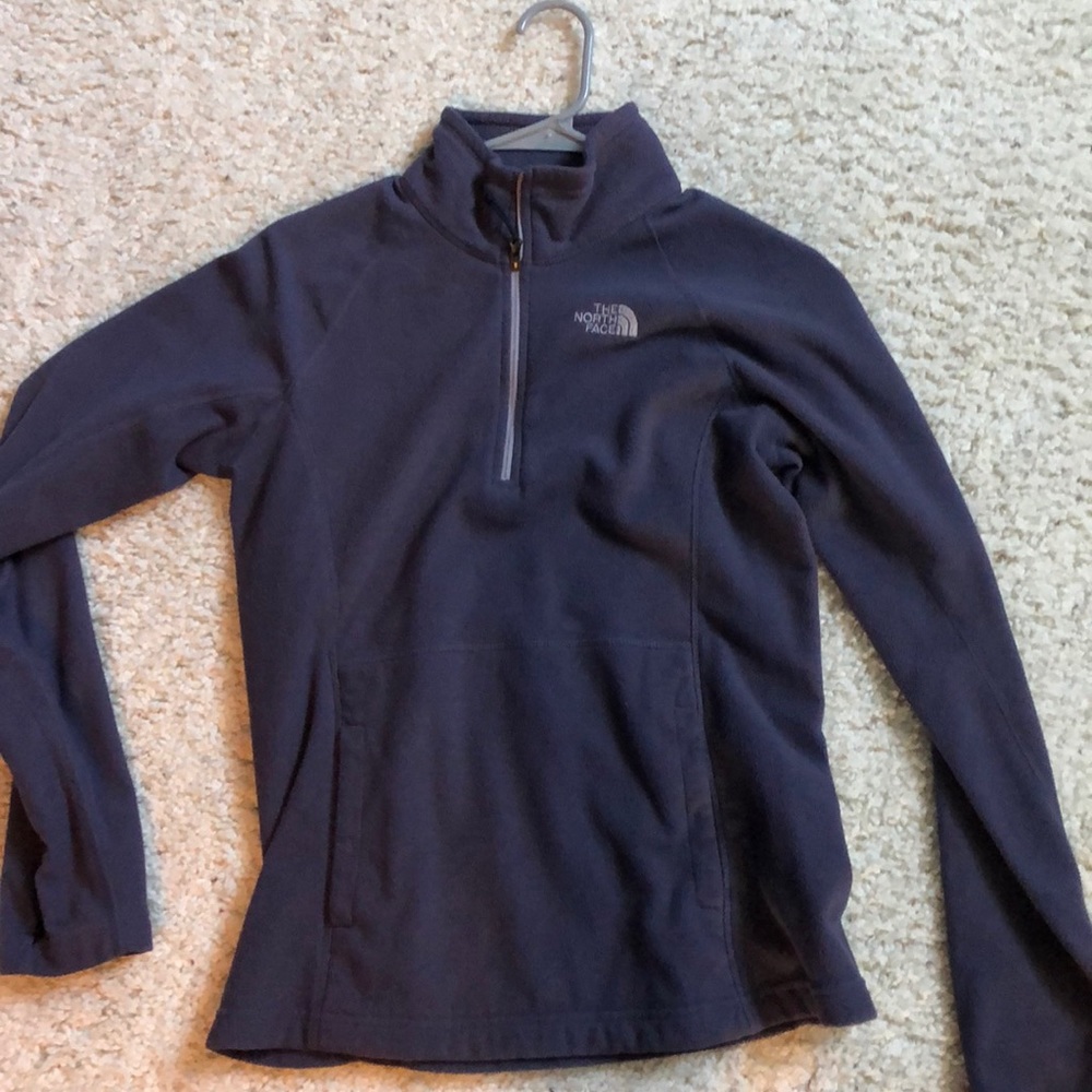 north face Fleece half zip up